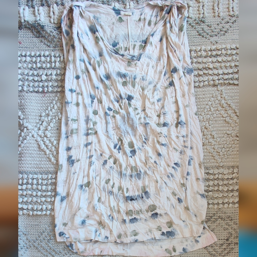 Free People We The Free Kaleidoscope Tie-Dye Tunic Beach Cover-Up Size Small - Picture 4 of 11